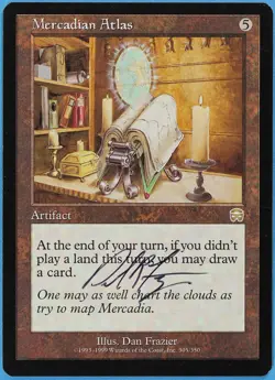 Mercadian Atlas Mercadian Masques NM Rare Artist Signed CARD (s2136) ABUGames - Image 1