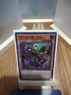 Yu-Gi-Oh Card Medius the Pure DUAD-EN008 1st Edition Ultra Rare Collectable Item - Image 4