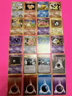 Lot Of 20 Vintage Japanese Pokemon Cards NM-HP - Image 1