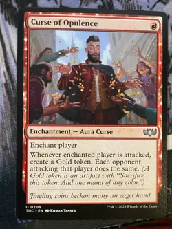 Curse of Opulence NM/M Tarkir Dragonstorm Commander MTG Magic Card - Image 1