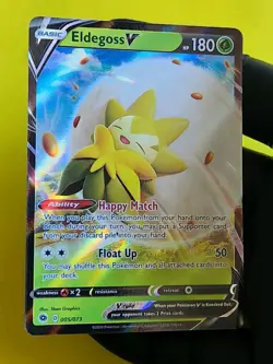 Pokemon Card TCG Eldegoss V Champions Path 005/073 Holo Ultra Rare - NM - Image 1