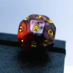 MTG Secret Lair Encyclopedia of Magic Countdown Kit D26 Spindown Die (A-Z) - Image 1