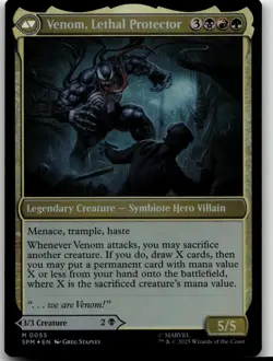 MTG: Eddie Brock - Marvel's Spider-Man #55 M Foil NM - Image 2