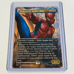 2025 Magic: The Gathering SPIDER-MAN ETERNAL R #25 Sensational Spider-Man NM - Image 1