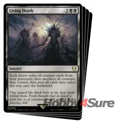 Living Death X4 M/NM MTG The Lord Of The Rings: Tales Of Middle-earth Commander - Image 1