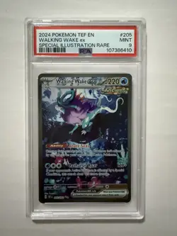 Walking Wake ex 205 Pokemon Temporal Forces PSA 9 - Image 1