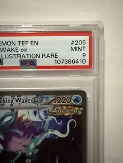 Walking Wake ex 205 Pokemon Temporal Forces PSA 9 - Image 4