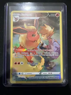 Flareon TG01/TG30 Brilliant Stars ~ Trainer Gallery Pokemon Holo Secret Rare - Image 1
