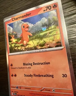 Pokemon TCG Charizard Ex 196 Promo & Charmeleon 008 Charmander 007 Cosmos Holos - Image 3