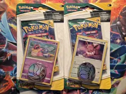 Pokemon Sealed Evolving Skies Blister Packs, Galarian Slowpoke & Eevee Promos - Image 1