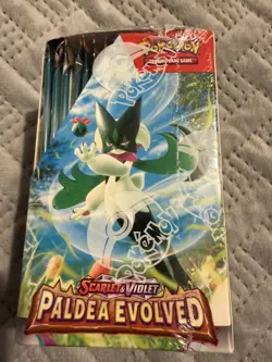 Pokemon TCG Paldea Evolved Half Booster Box & triple blister bundle-damage seal - Image 3
