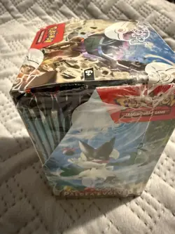 Pokemon TCG Paldea Evolved Half Booster Box & triple blister bundle-damage seal - Image 4