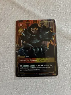 2025 League of Legends Riftbound TCG Darius Hand of Noxus Rare Card 253/298 - Image 1