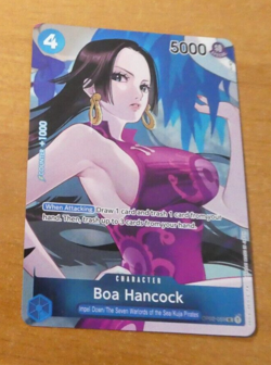 ONE PIECE ENGLISH CARD HOLO GAME CARTE HOLO BOA HANCOCK OP06-059 EN MINT - Image 1