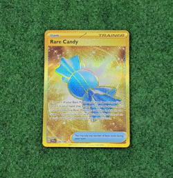 Pokemon Scarlet & Violet Base Rare Candy 256/198 Secret Rare Gold Card - Image 1