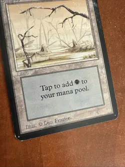MTG Swamp (2 Branches) Alpha Magic The Gathering Card - Image 5