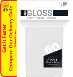 Ultra Pro Deck Protector Small Card Sleeves 60 x CLEAR YuGiOh Vanguard 62 x 89mm - Image 1