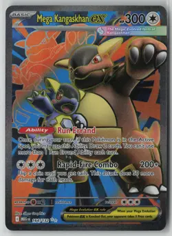 Mega Kangaskhan ex 164/132 Pokemon Mega Evolution Ultra Rare Near Mint Card NM 1 - Image 1