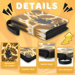 Pokemon card binder, with a capacity of 900 cards ,50 transparent pages.No card - Image 2