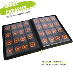 Premium Trading Card Binder for Pokemon Cards,Holds 1000+ Cards,16 -Pocket Ri... - Image 2