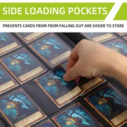 Premium Trading Card Binder for Pokemon Cards,Holds 1000+ Cards,16 -Pocket Ri... - Image 3