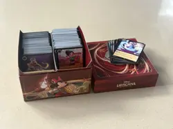 Big Lot Of 550 Disney Lorcana Cards Including Rares And Super Rares - Image 1