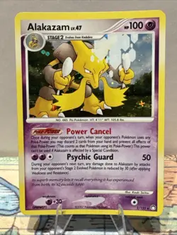 Pokemon Alakazam TCG Holo Rare Card 2/123 D&P: Mysterious Treasures - Image 1