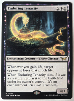 Enduring Tenacity 0095 Reg Duskmourn: House of Horror DSK MTG NM - Image 1
