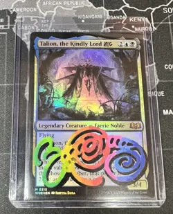 Talion, the Kindly Lord Wilds of Eldraine Foil Artist Proof AP MTG Rare Signed - Image 1