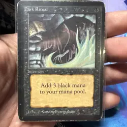 MP Dark Ritual, MTG, Alpha, Magic the Gathering, 98 - Image 4