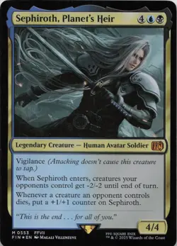 Sephiroth, Planet's Heir - FOIL - M FINAL FANTASY 553 - MTG - Image 1