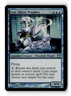 MTG | Uyo, Silent Prophet | Kamigawa | Foil | Moderately Played | English - Image 1