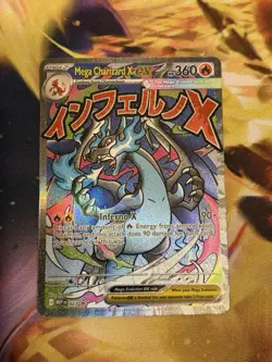 Pokemon TCG - Mega Charizard X ex 023 Me: Mega Evolution Promo Holo - Image 2