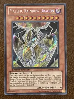 Malefic Rainbow Dragon YMP1-EN005 Limited Edition Secret Rare LP - Image 1