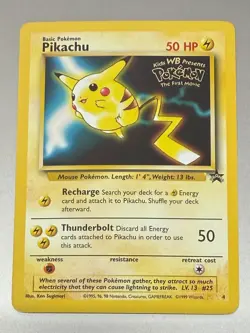 POKEMON TCG FULL SET WB FIRST MOVIE BLACK STAR PROMO CARDS WITH BACKS MINT - Image 2