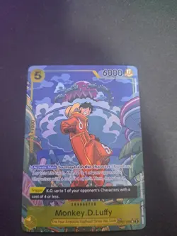 🧭 One Piece Card Game - Monkey D. Luffy OP07-109 TR - Egghead / The Four Empero - Image 1