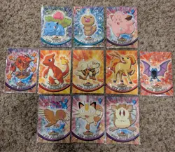 Vintage Pokemon Topps Card Lot 1999 - TV Animation Edition - Lot of 11 Cards - Image 1