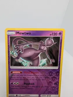 Mewtwo 75/214 - Unbroken Bonds SM Reverse Holo Pokemon TCG Card - NM - Image 2