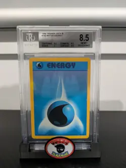 Pokemon Card 1999 PSA BGS 8.5 WATER ENERGY Trainer Deck B 102/102 Base POP 18 - Image 1