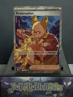 Pokemon Card Firebreather 119/094 Phantasmal Flames Full Art Holo Trainer NM - Image 1