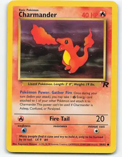 Charmander #50/82 Team Rocket Pokemon Card - Image 1