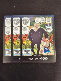 3x Monkey D Garp DON!! - One Piece TCG Card OP-09 2nd Anniversary Promo English - Image 1