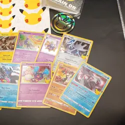 Pokemon TCG 25th Anniversary Celebrations Bundle of Cards mini binder *2 - Image 3