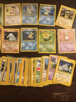 65/111 Card Lot If Pokemon Vintage NEO GENESIS Card Lot 1999 WOTC LP/NM No Dips - Image 4