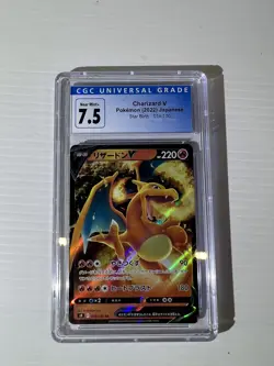 Graded Charizard Card CGC 7.5 Graded Pokemon Cards - Image 1