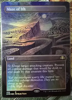MTG, Dominaria Remastered, Maze of Ith, Rare Borderless Foil Card #456 - Image 1