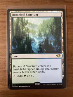 MTG Outlaws Of Thunder Junction Rare #0267 Botanical Sanctum - Image 1