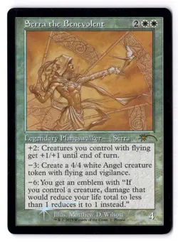 Serra, The Benevolent NM* FOIL RETRO PROMO Magicfest ENGLISH 1 mtg -UnltdCards - Image 1