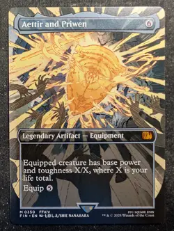 Aettir and Priwen - Borderless - UB: Final Fantasy (MTG) - Image 1