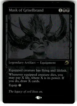 MTG - Mask of Griselbrand (Foil) - Innistrad: Double Feature NM/M Condition - Image 1